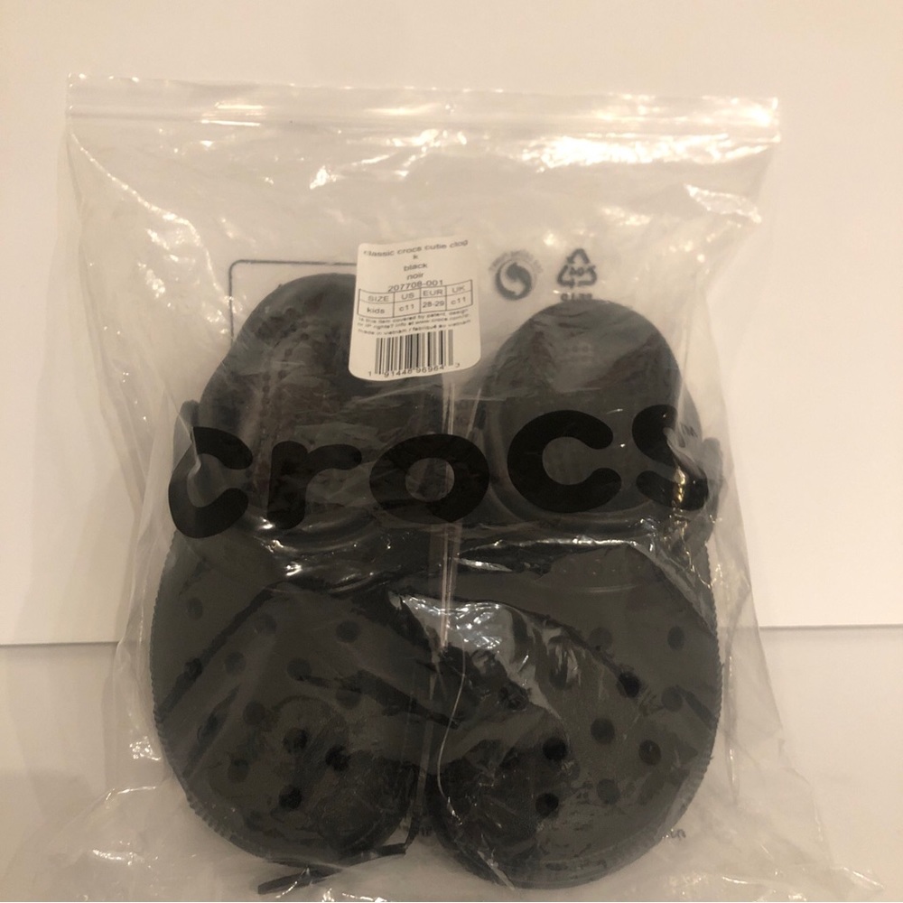 Kids Boys Girls Classic Crocs Cutie Clog Sandal Black New Size c11 Toddler Prek